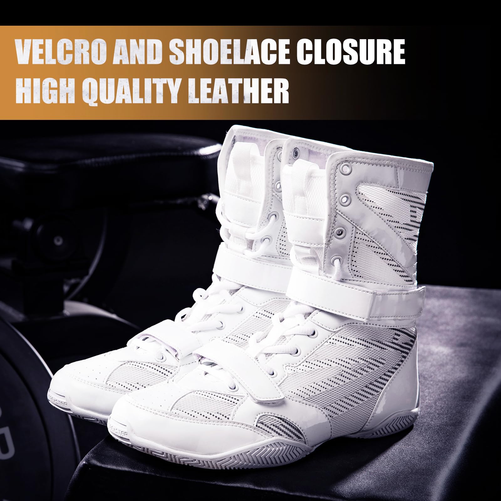 Professional Men's Boxing Shoes for Muay Thai & Training - Lightweight, Breathable & Durable for Boxing, Kickboxing & MMA Workouts