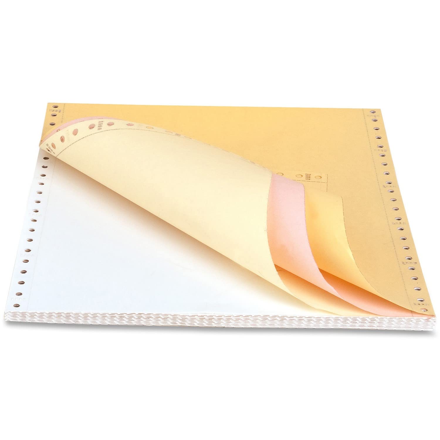 Sparco Dot Matrix Continuous Printer Paper - 8.5 x 11 Inches, 2-Ply Carbonless Forms for Invoices, Receipts & Shipping Labels | Perfect for Office, Warehouse & Logistics Use