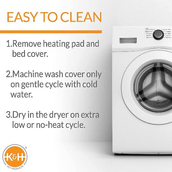 K&H Amazin' Thermo Kitty Pad - Self-Warming Heated Cat Bed for Indoor & Outdoor Use - Perfect for Cold Weather & Senior Cats