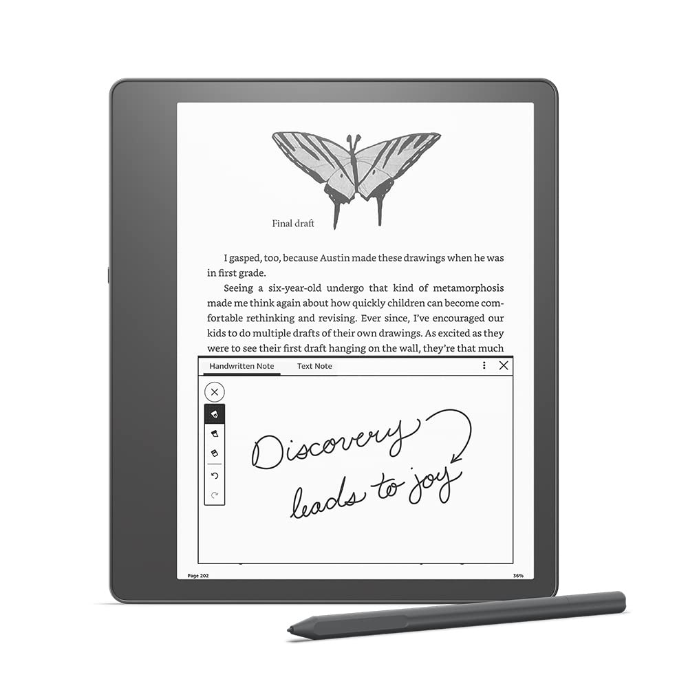 Kindle Scribe 16GB E-Reader with Basic Pen & Clear Case - Perfect for Note-Taking, Reading eBooks & PDF Annotation - Ideal for Students, Professionals & Book Lovers