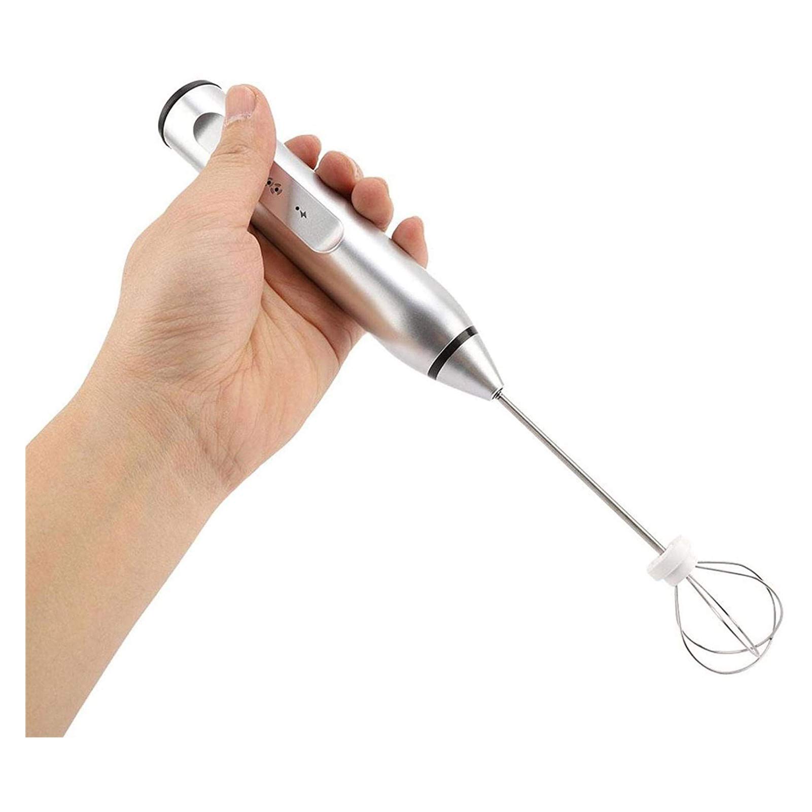 Electric Milk Frother Handheld - Mini Whisk Blender for Coffee, Latte, Matcha, Hot Chocolate - Perfect for Home, Office & Cafe Use