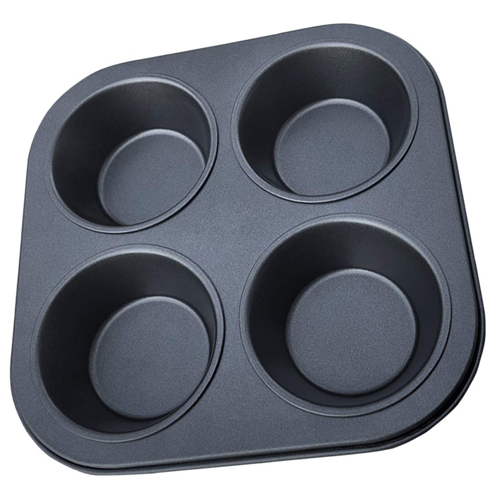DOITOOL 4-Piece Non-Stick Baking Set - Oven Roasting Pans, Muffin Cake Molds, Mini Ice Cube Trays & Cookie Cutters - Perfect for Cupcakes, Cookies, Pot Pies & Party Desserts