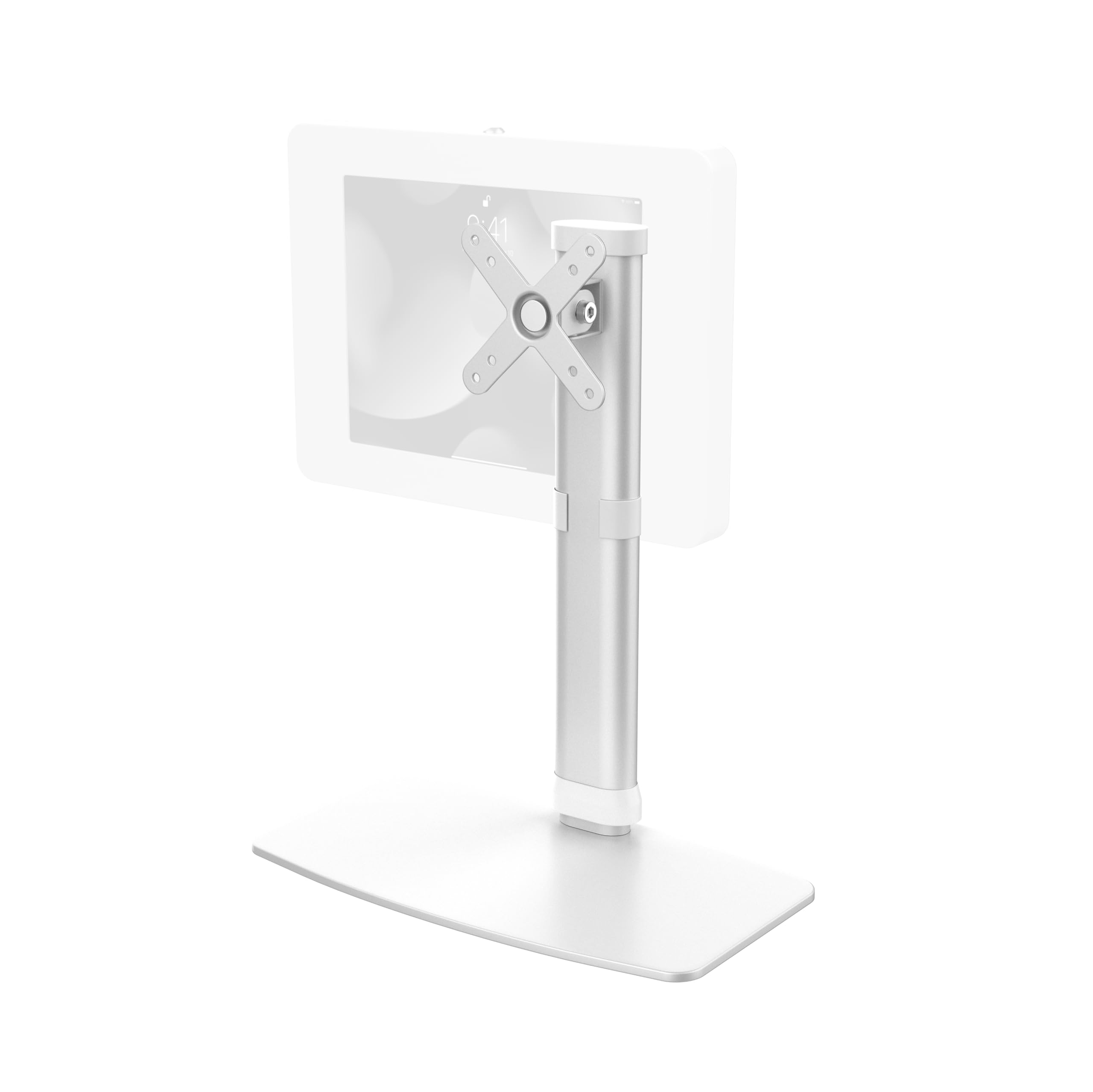 Adjustable VESA Monitor Desk Stand for 13-27 Inch Screens up to 13.5lbs - 360° Rotation & Tilt - 100x100mm VESA Mount - Single Base Computer Monitor Stand (ADD-VADMW) - Perfect for Home Office, Gaming Setup & Workspace Ergonomics