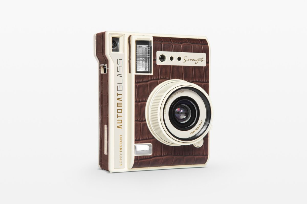 Lomography Lomo'Instant Automat Glass Serengeti Instant Camera - Vintage Style Analog Photography for Travel & Outdoor Adventures