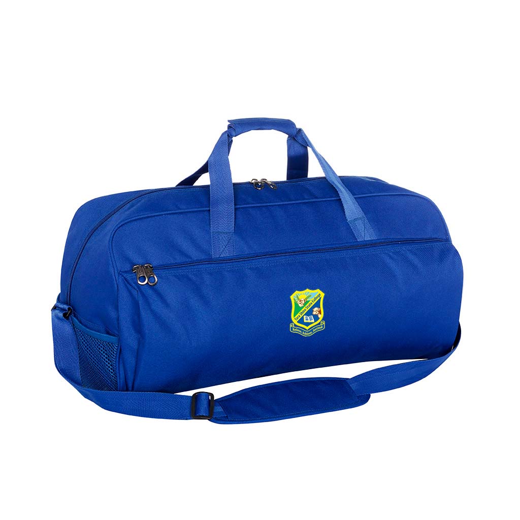 Tara Shire State College Large Royal Sports Bag - Durable Gym Bag for College Students, Travel & Workout - Perfect for School, Sports & Travel Accessories