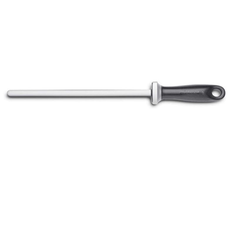 Wusthof 10-Inch Ceramic Sharpening Rod - 3000 Grit Knife Sharpener for Professional Chefs & Home Cooks - Perfect for Honing Kitchen Knives, Hunting Knives & Scissors