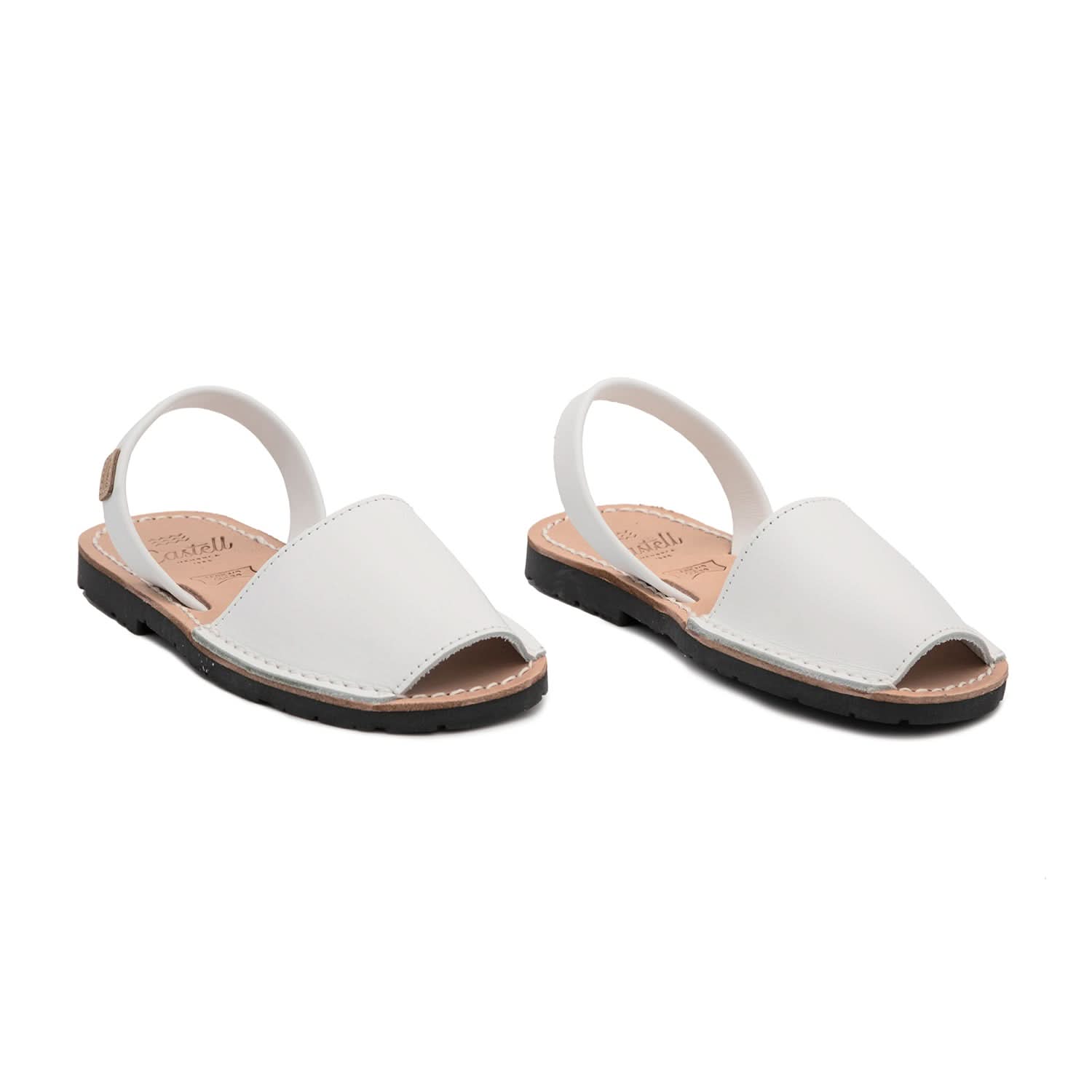Kids' Basic Open Toe Leather Menorcan Sandals - Iker 1097 Rustic Style | Comfortable & Durable for Beach, Summer & Casual Wear
