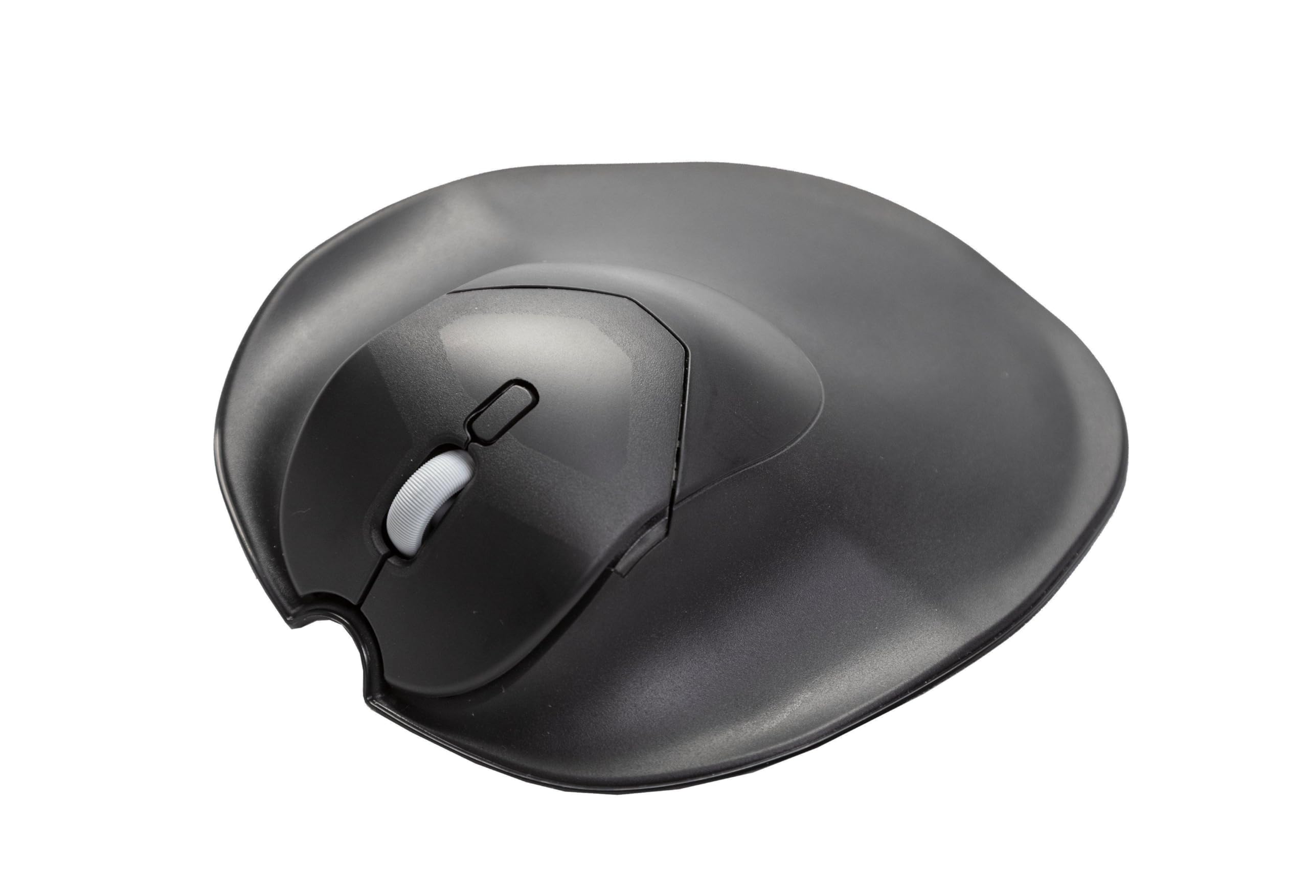 Ergonomic Ambidextrous Handshoe Mouse - Bluetooth & Wired Connectivity - Left/Right Hand Switchable - Large Size for Comfort - Perfect for Office Work, Gaming & CAD Design