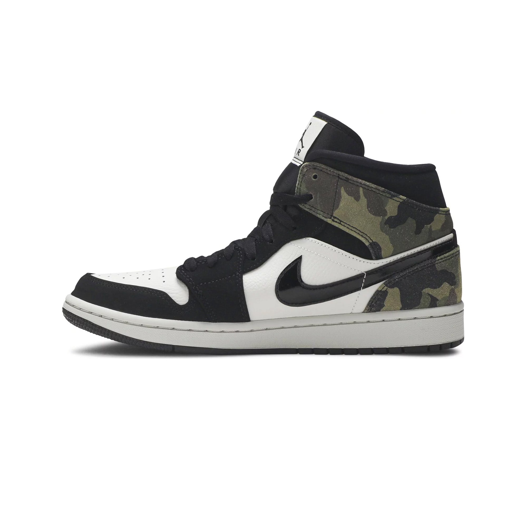 Air Jordan 1 Mid 'Camo' Sneakers for Men (2020 Release) - Basketball Shoes & Streetwear Fashion for Casual Wear and Sports