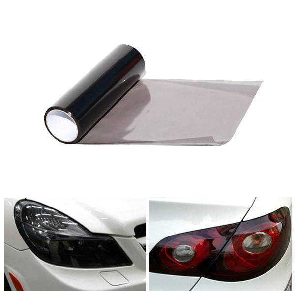 Premium Roll Headlight & Tail Light Tint Vinyl Film - Light Smoke 12