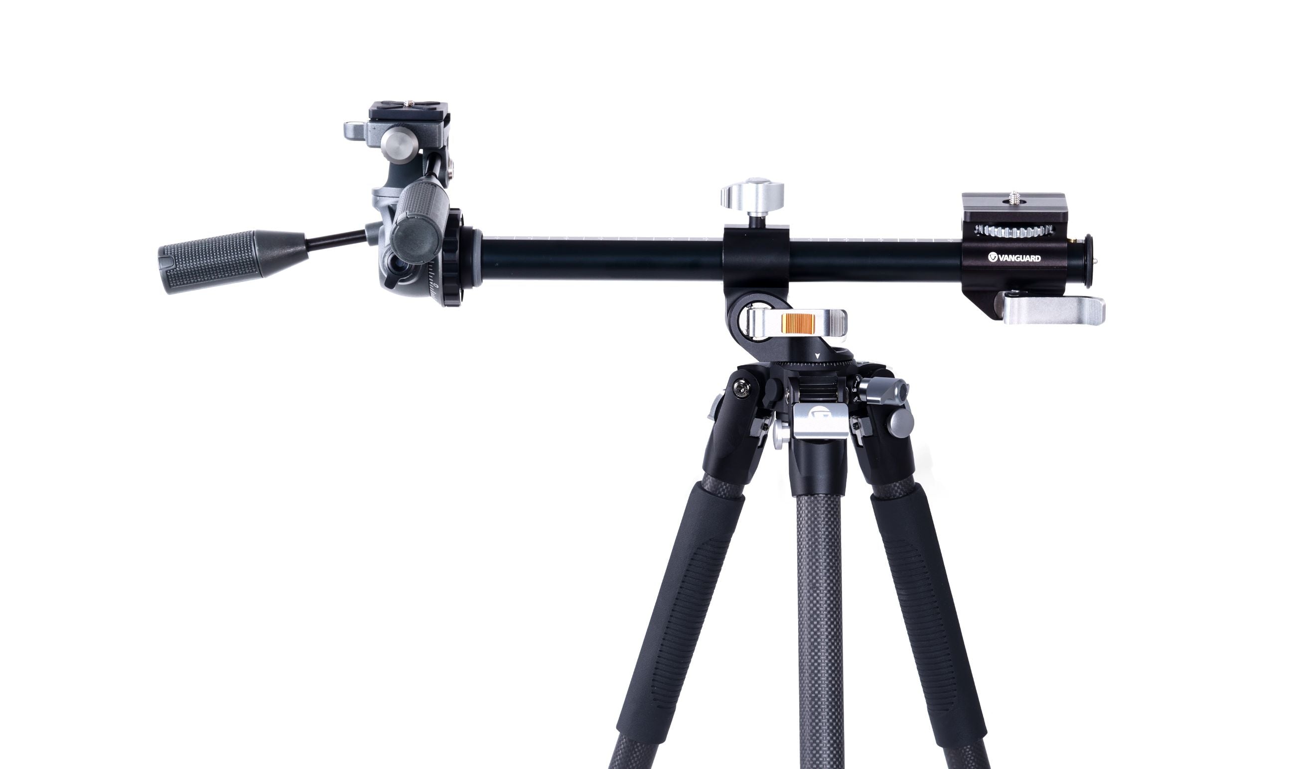 Professional VEO 3+ 263CP Carbon Fiber Tripod with Panhead - Lightweight & Stable for Overhead Shooting, Vlogging, Photography & Travel