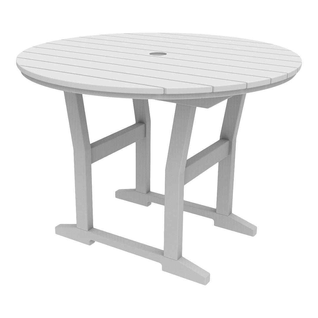 Coastline Cafe Round Dining Table - 36 Inch Modern Kitchen Table for Small Spaces, Breakfast Nook & Apartment - Perfect for Coffee Shops, Restaurants & Home Decor