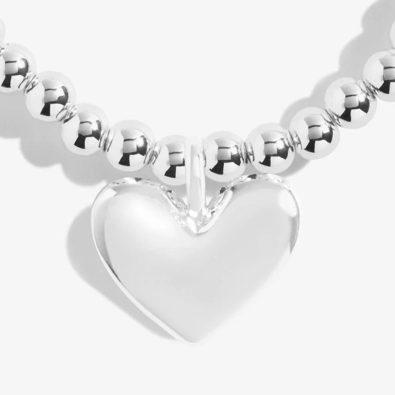 Joma Jewellery Mother's Day Gift Box - Heart Pendant Bracelet for Mom with 'Love You Mummy' Engraving | Perfect Birthday, Anniversary & Valentine's Day Present for Wife, Grandma & Special Women