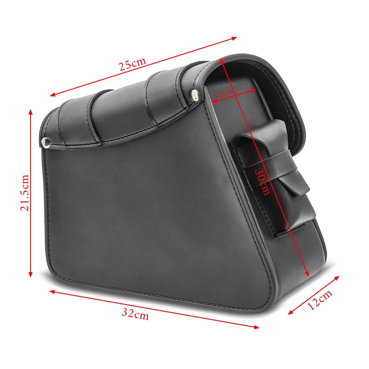 Solo-Saddlebag MR 8L Motorcycle Saddle Bag - Compatible with Cruiser Sport CB43197 - Waterproof & Durable Storage for Bikers - Perfect for Road Trips & Daily Commutes