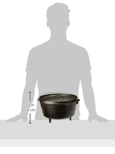 Lodge Lewis & Clark Commemorative 8-Quart Cast Iron Dutch Oven Kit - Perfect for Camping, Outdoor Cooking & Backyard BBQs