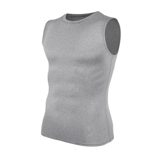 Men's Compression Tank Top - Slim Fit Sleeveless Workout Vest, Moisture Wicking & Breathable Quick Dry Shirt for Gym, Running & Athletic Training