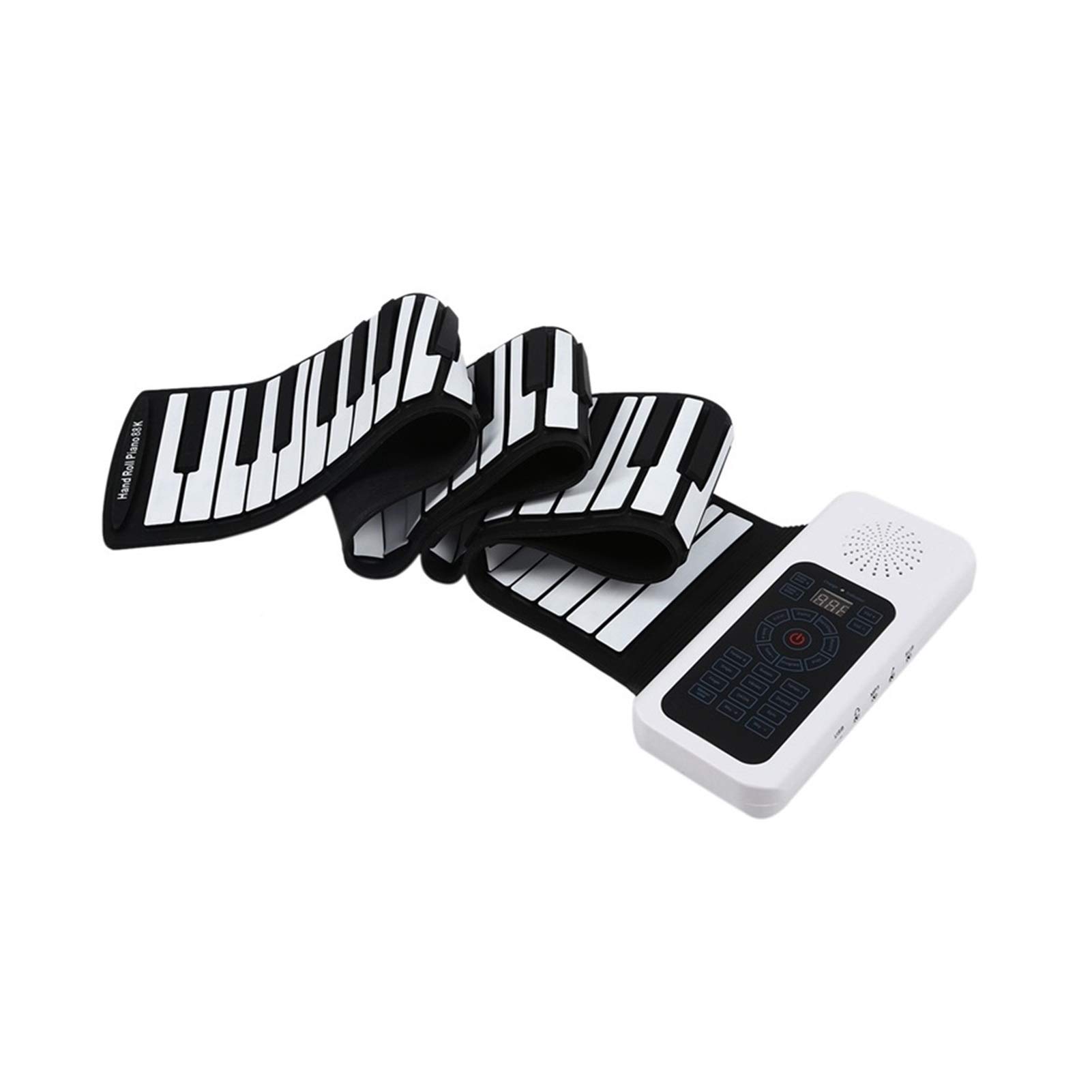 WERTYU 88-Key Hand-Rolled Portable Piano | Flexible Roll-Up Electronic Keyboard for Guitarists & Musicians | Perfect for Travel, Home Practice & Stage Performances
