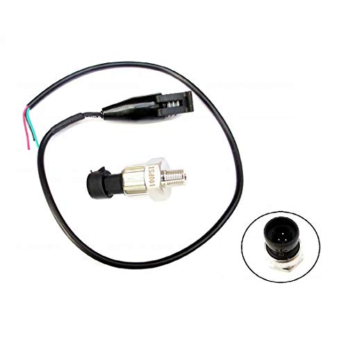 High-Performance Universal Stainless Steel Pressure Transducer Sender Solenoid - 100 PSI for Oil, Fuel, Gas, Air & Water Systems | Perfect for Automotive, Industrial & HVAC Applications