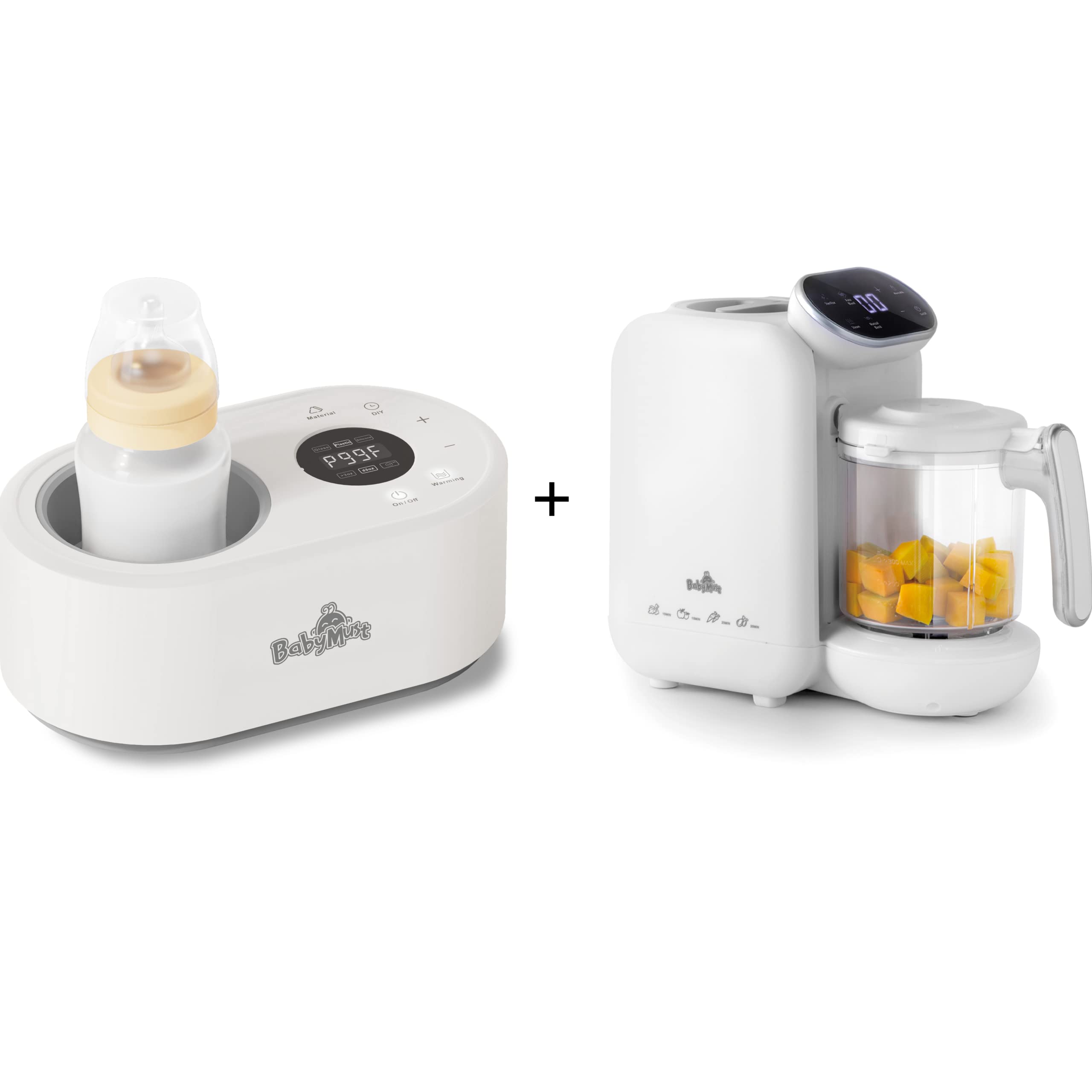 Baby Food Maker & Bottle Warmer Set - Electric Steam Sterilizer for Infant Formula & Puree - Perfect for Travel, Home & Daycare Use