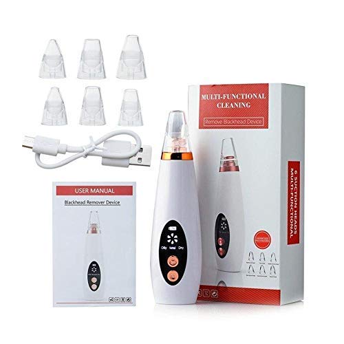 Shraddha Saburi Electric Acne Pore Cleaner - Blackhead Remover Vacuum with ABS Material - Professional Derma Suction Machine for Clear Skin | Perfect for Home Spa & Facial Care Routine
