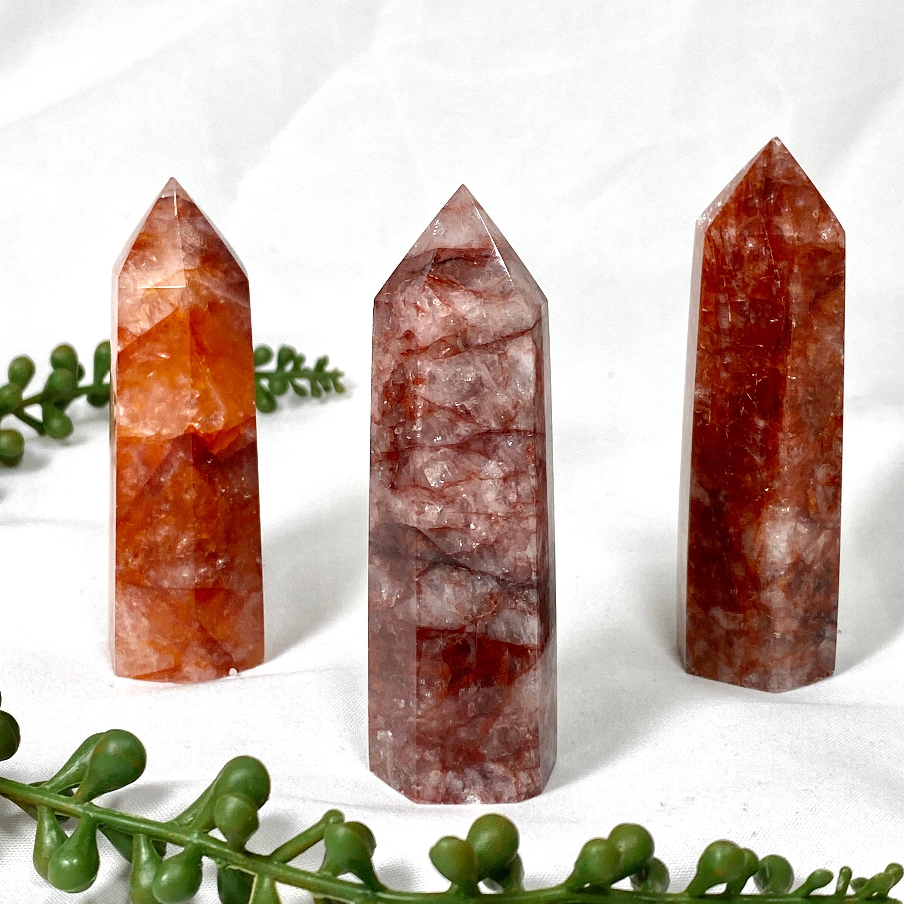 75-100g Fire Quartz Generator (FQG-85) - High-Quality Energy Crystal for Meditation, Healing & Home Decor