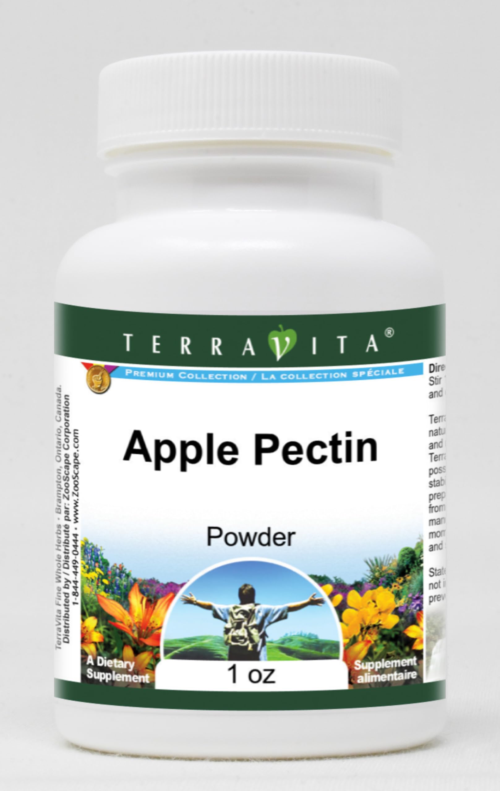 Apple Pectin Powder 1 oz (2 Pack) - Natural Soluble Fiber Supplement for Digestive Health - Perfect for Jams, Smoothies & Baking