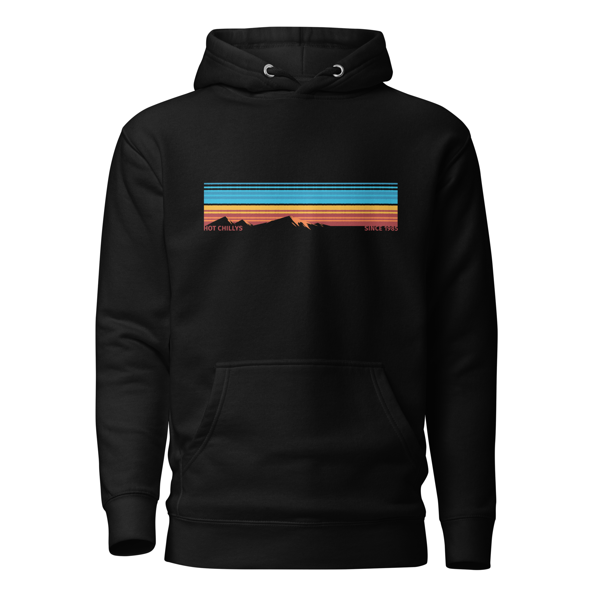 Hot Chillys Mountain Range Unisex Hoodie - Warm & Comfortable Fleece Pullover for Men & Women - Perfect for Hiking, Camping & Outdoor Adventures