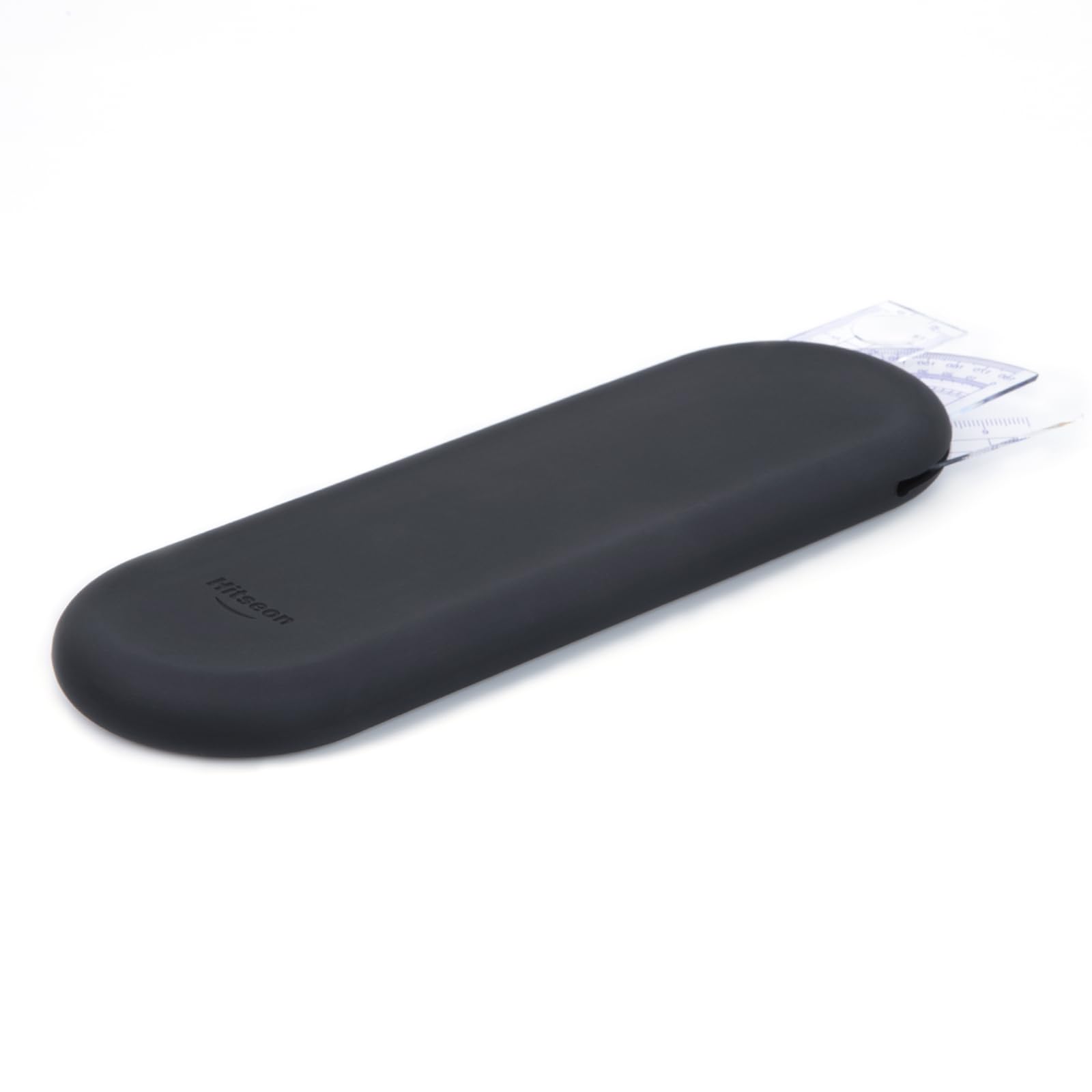 **Magnetic Silicone Pencil Case - Soft, Durable & Portable Pen Organizer for School, Office & Travel - Easy to Clean Pencil Box for Boys, Girls & Adults (Black) - Perfect for Students, Professionals & Artists**