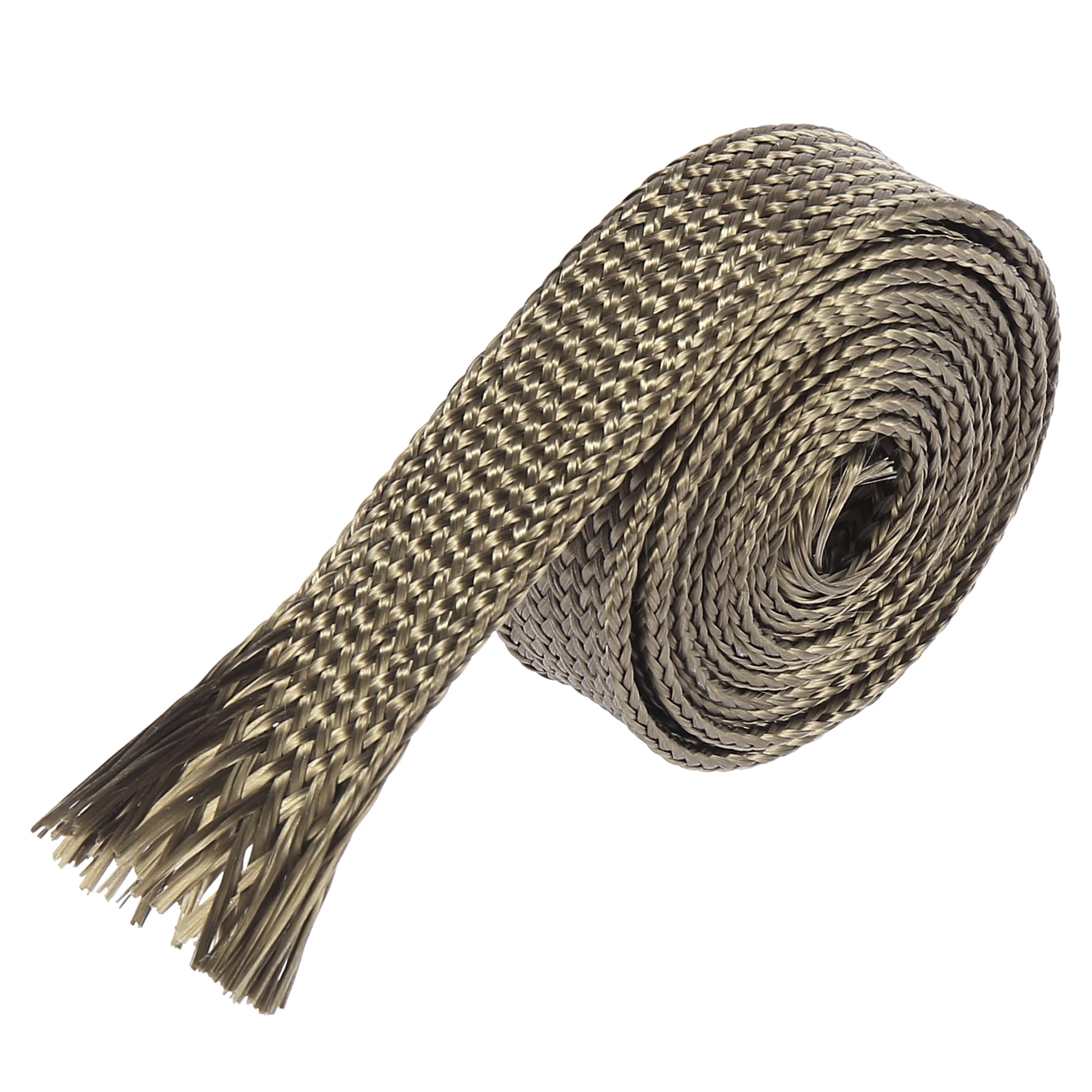 X AUTOHAUX Fiberglass Heat Shield Sleeve - High Temperature Wire Protection (3.2ft, 12mm/1/2