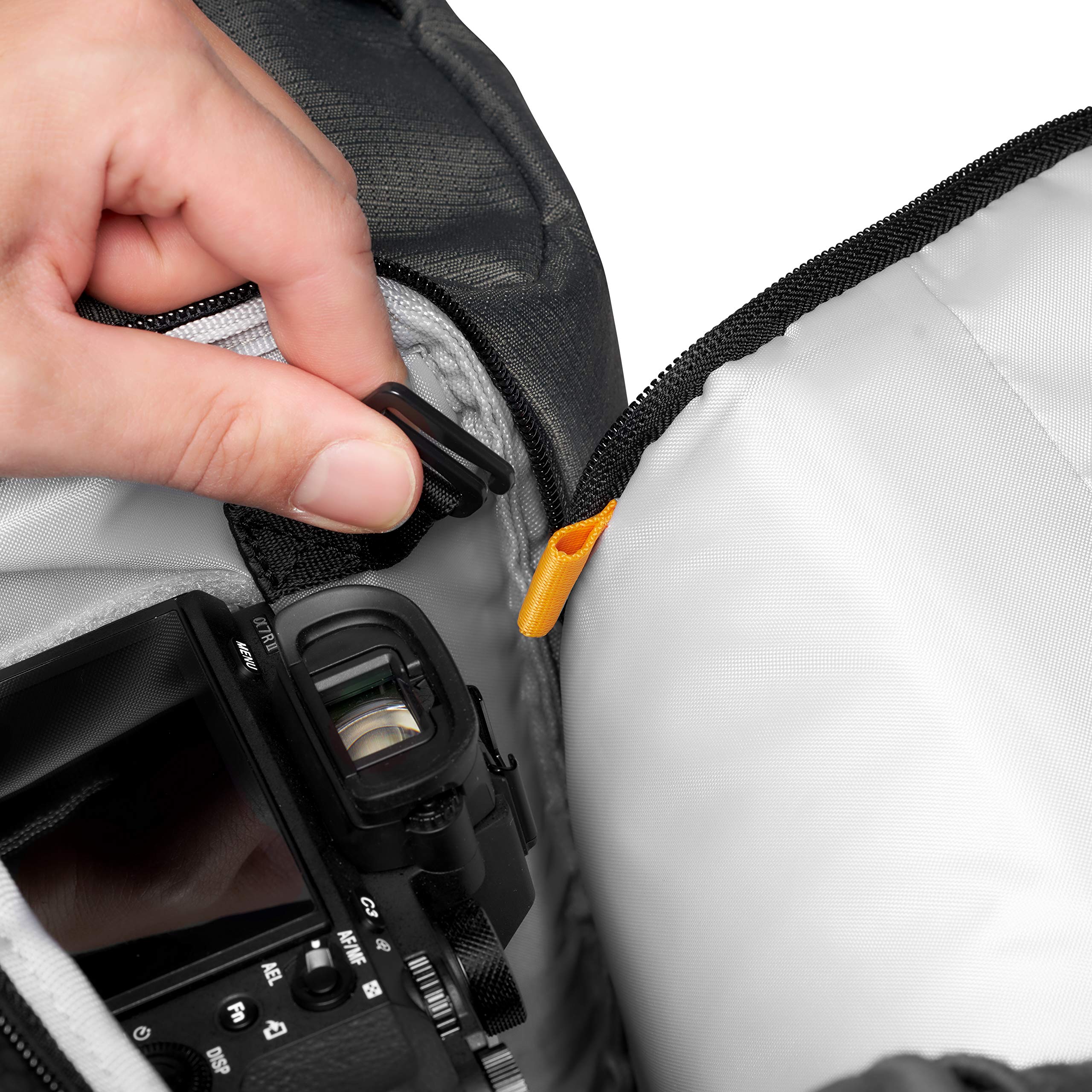 Lowepro Fastpack BP 250 AW III DSLR Camera Backpack - Waterproof DSLR Bag for Nikon D850, Mirrorless Cameras with Quick Access & 13