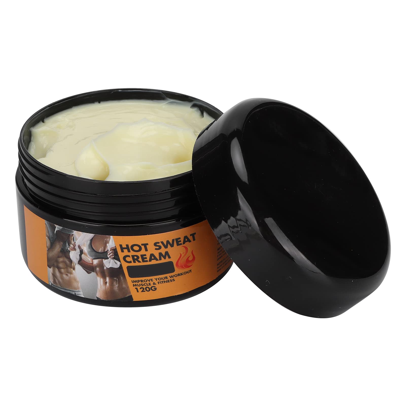 120g Hot Sweat Cream - Firming Body Lotion for Women & Men | Cellulite Reduction & Body Shaping | Enhances Workout Performance, Muscle Recovery & Calorie Burn | Post-Workout Slimming Cream for Gym, Yoga & Home Fitness