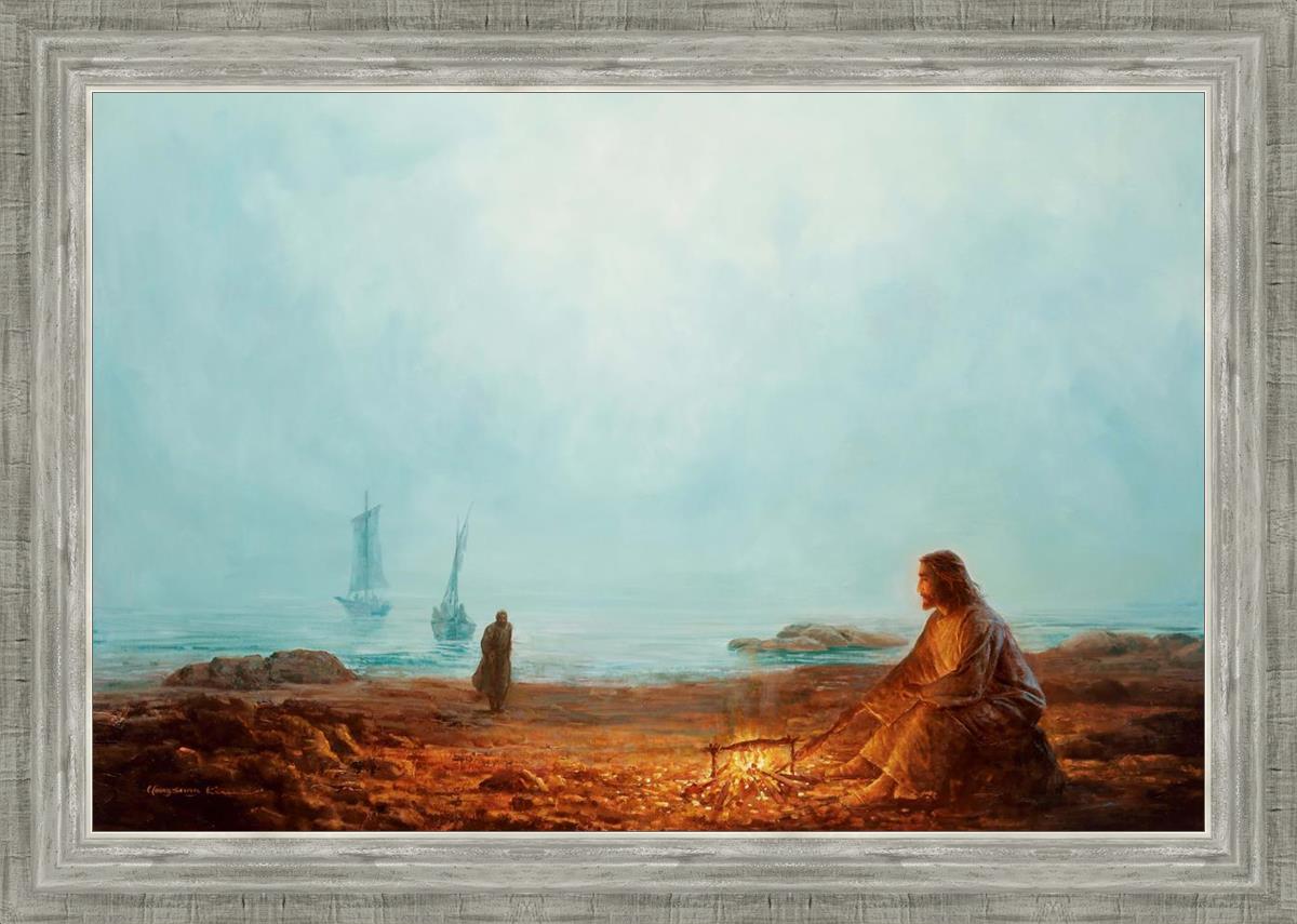 By The Shore By Yongsung Kim - Coastal Wall Art Print for Beach House Decor, Ocean Themed Living Room & Bedroom