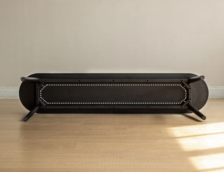 Solid Oak Wood Long Vintage Bench - Rustic Farmhouse Style for Entryway, Dining Room, or Garden Seating