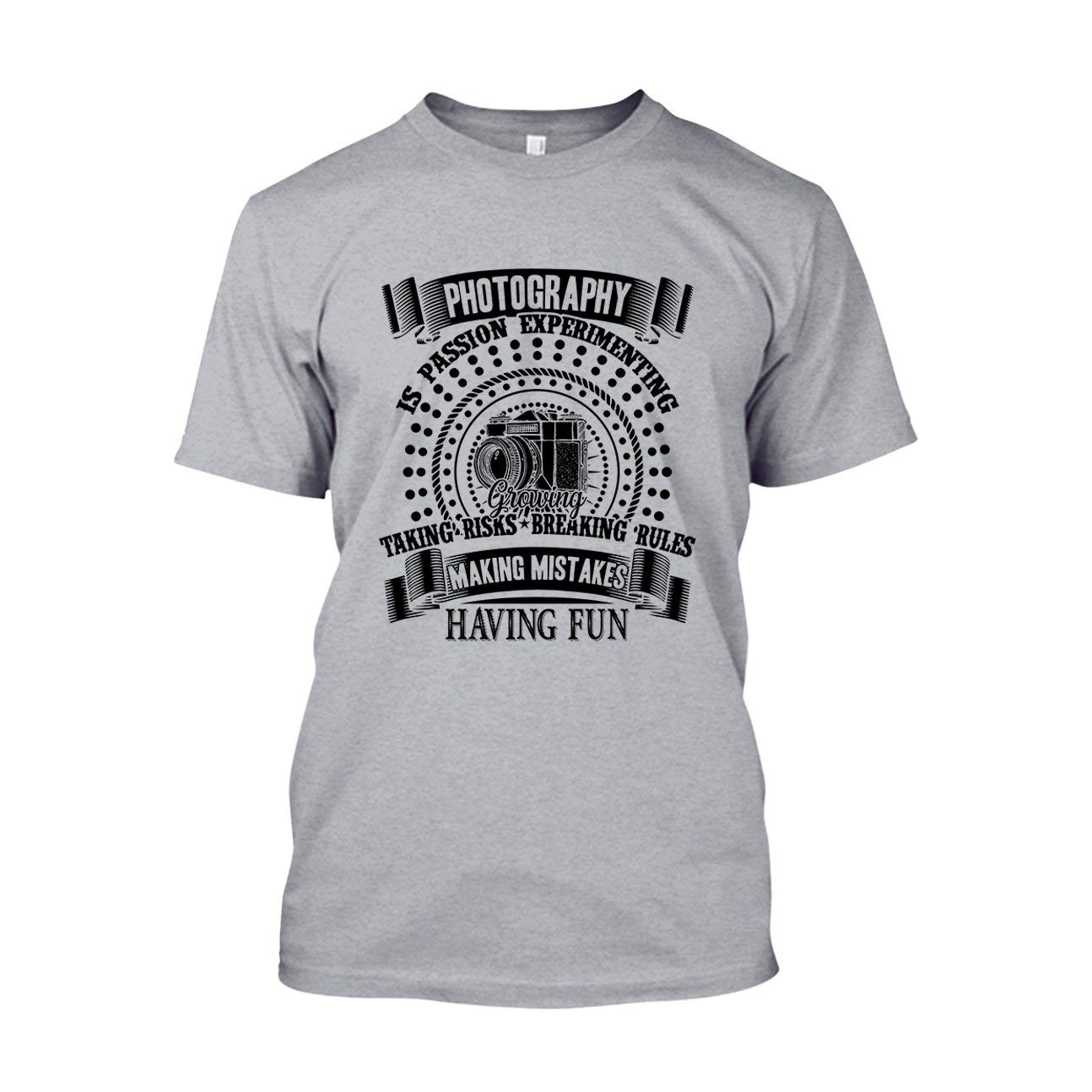 Photography is My Passion T-Shirt - Unique Cotton Graphic Tee for Photographers & Hobbyists - Perfect for Casual Wear, Photo Shoots & Gifting