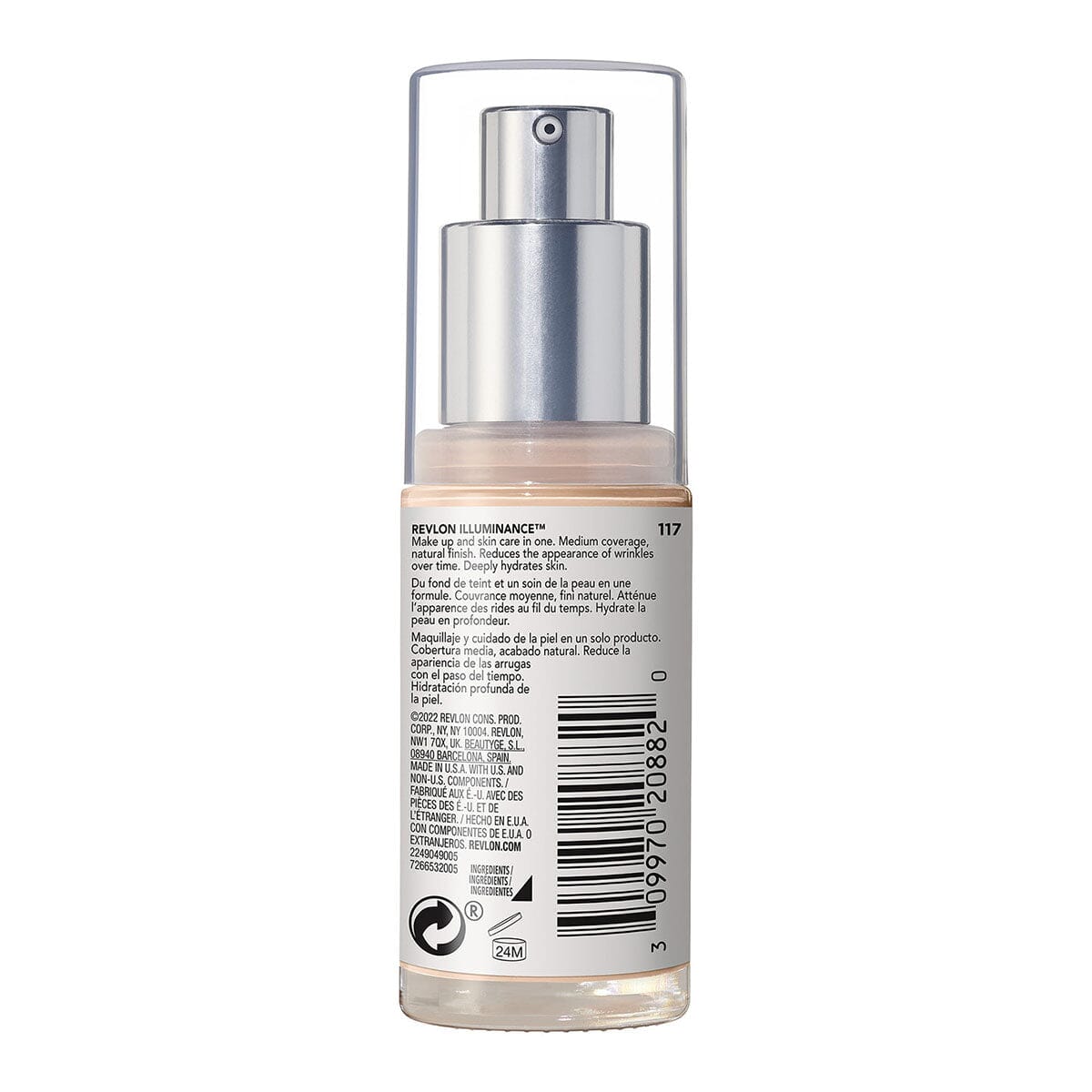 Revlon Illuminance Liquid Foundation - Light Beige 117 | Long-Lasting Makeup with SPF Protection for Flawless Coverage | Perfect for Daily Wear & Special Occasions