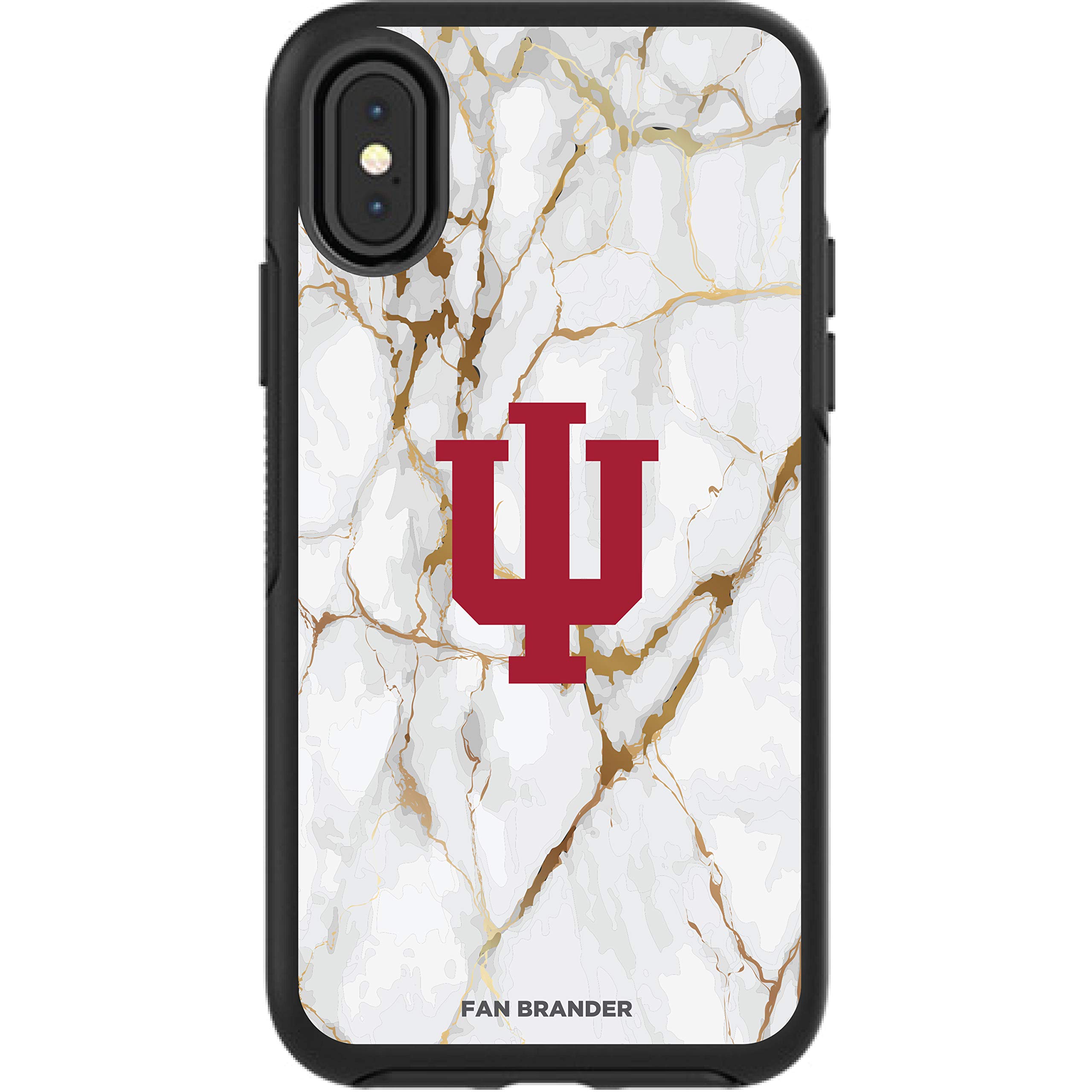 NCAA OtterBox Symmetry iPhone Case - White Marble Design for Apple iPhone | Durable Protection for Daily Use