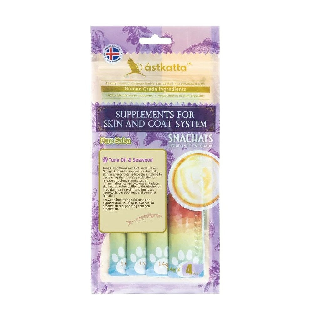 Premium Pure Saba Cat Treats - Natural & Healthy Snacks for Cats - Perfect for Training, Rewards & Bonding with Your Feline Friend