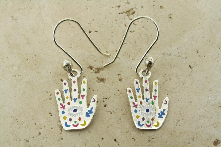 Enamel Handcrafted Drop Earrings for Women - Elegant Dangle Jewelry for Parties, Weddings & Special Occasions
