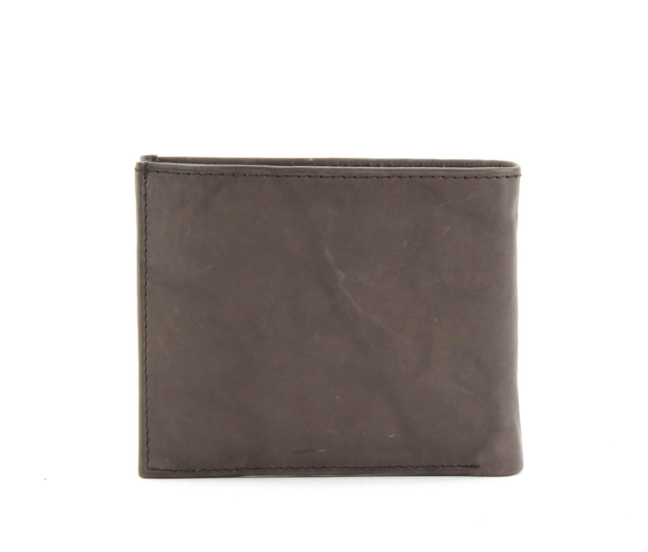 Premium Bifold Leather Wallet for Men - Genuine Top Grain Cowhide, 8 Card Slots, 2 Inner Pockets & Cash Compartments - Classic Ageless Design Brown Billfold Wallet - Perfect for Everyday Carry, Business & Travel