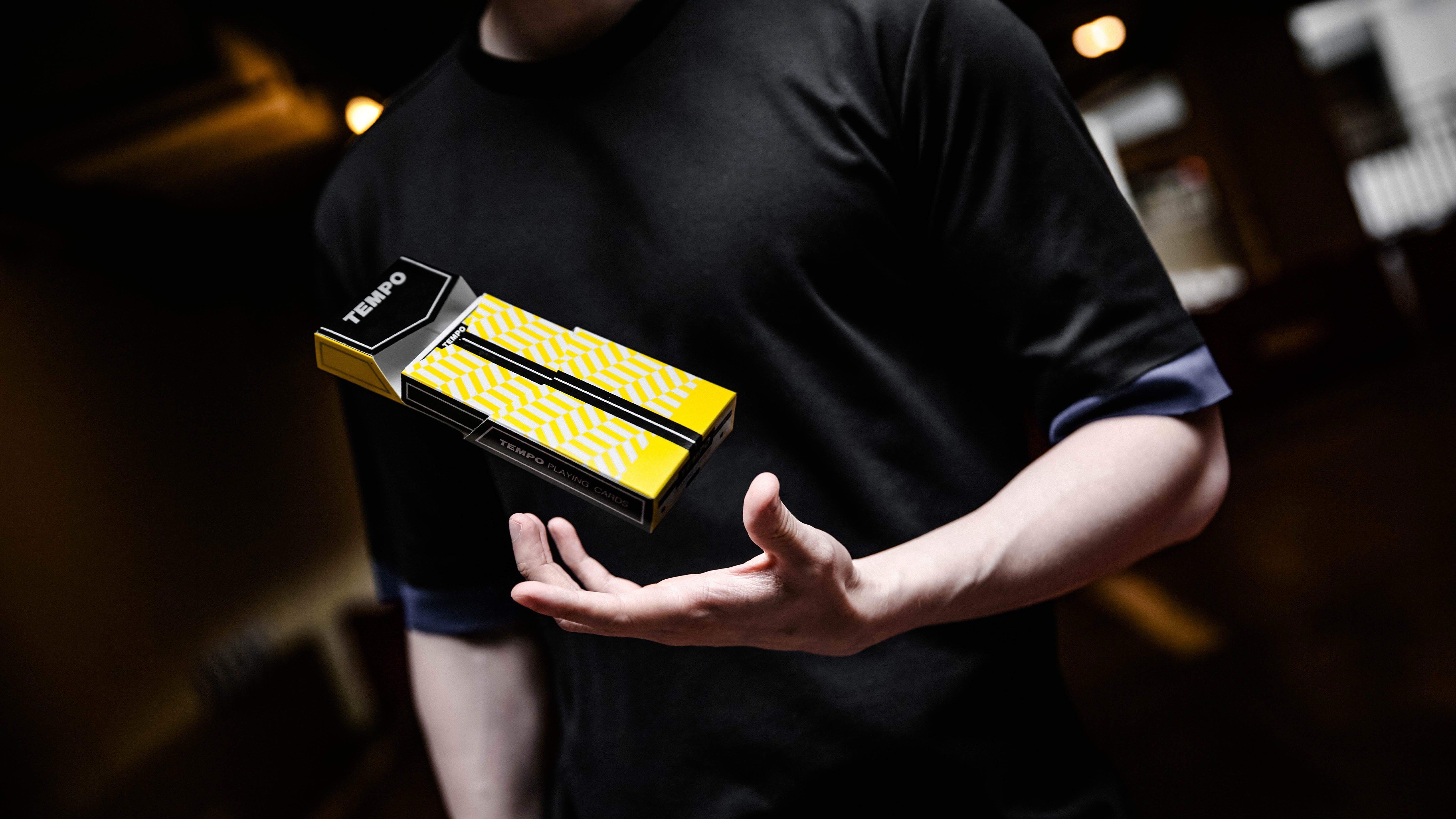 Premium Tempo Playing Cards - Classic Design for Poker, Magic Tricks & Card Games | Perfect for Family Game Nights, Casino Parties & Professional Performances