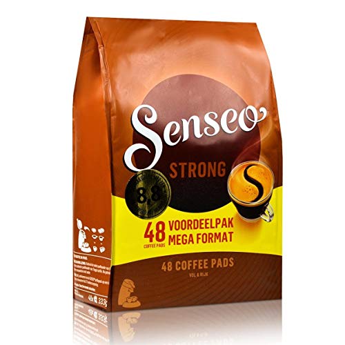 Douwe Egberts Strong Roast Coffee Pods (48 Count) - Rich Flavor for Office & Home
