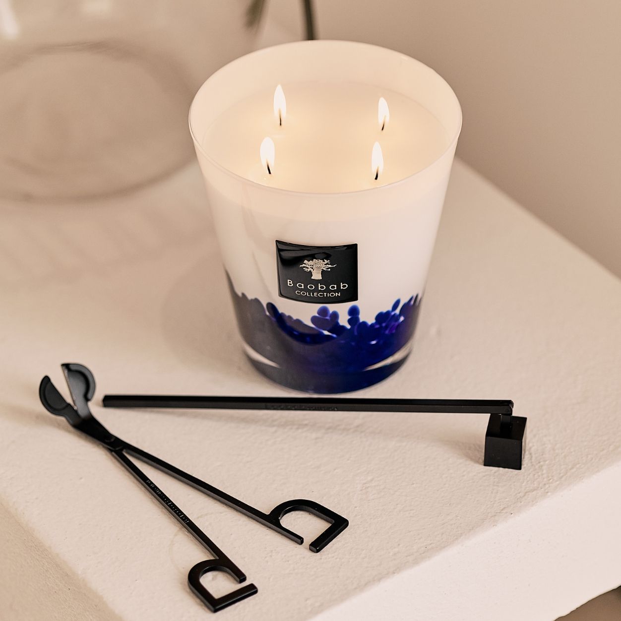Premium Baobab Candle Snuffer - Elegant Brass Candle Extinguisher for Home Decor, Wedding & Church Candles - Perfect for Romantic Dinners, Spa Nights & Meditation Spaces
