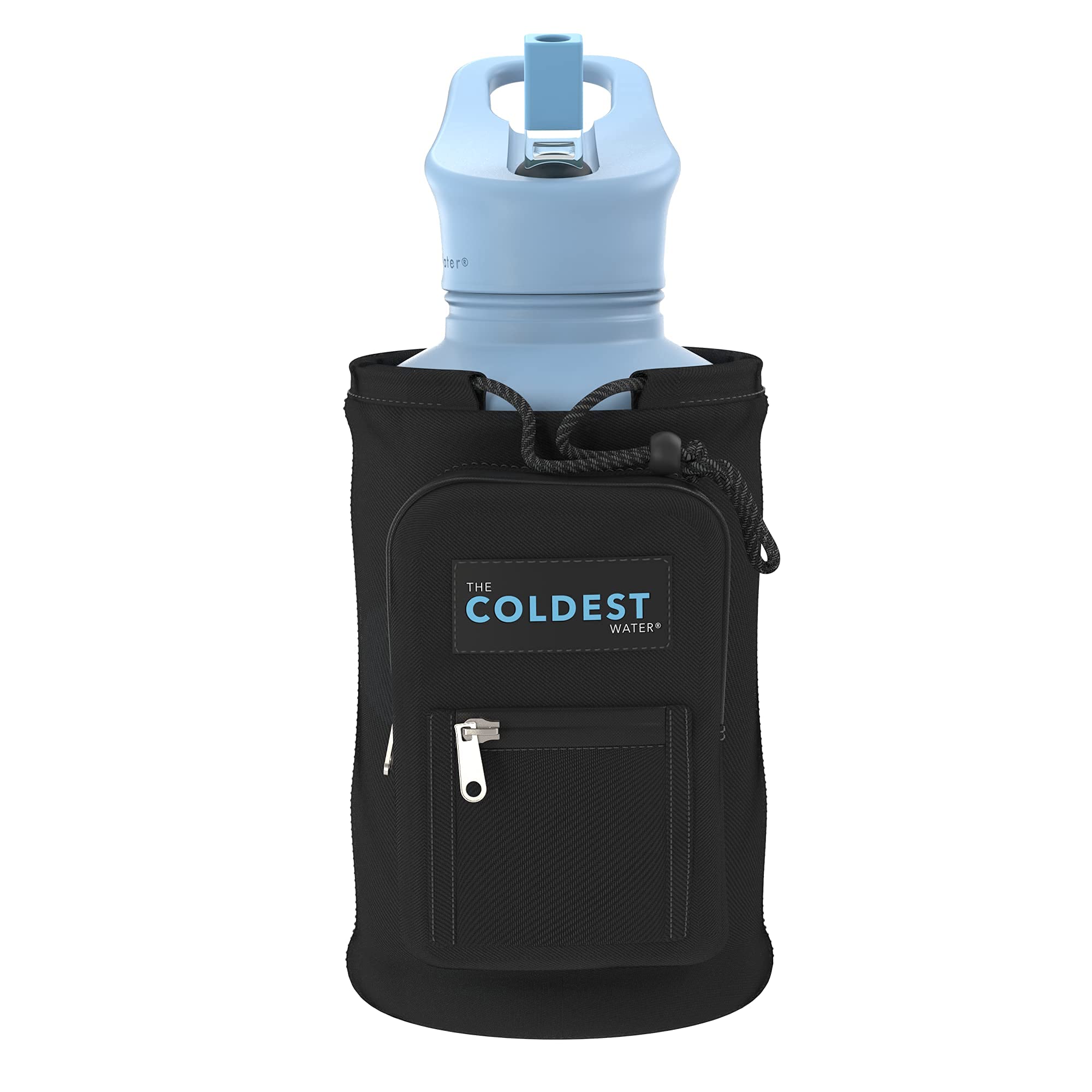 Coldest Universal Bottle Holder - Stroller & Bike Cup Holder with Large Caliber Design, Black - Perfect for Outdoor Adventures, Gym, and Daily Commutes