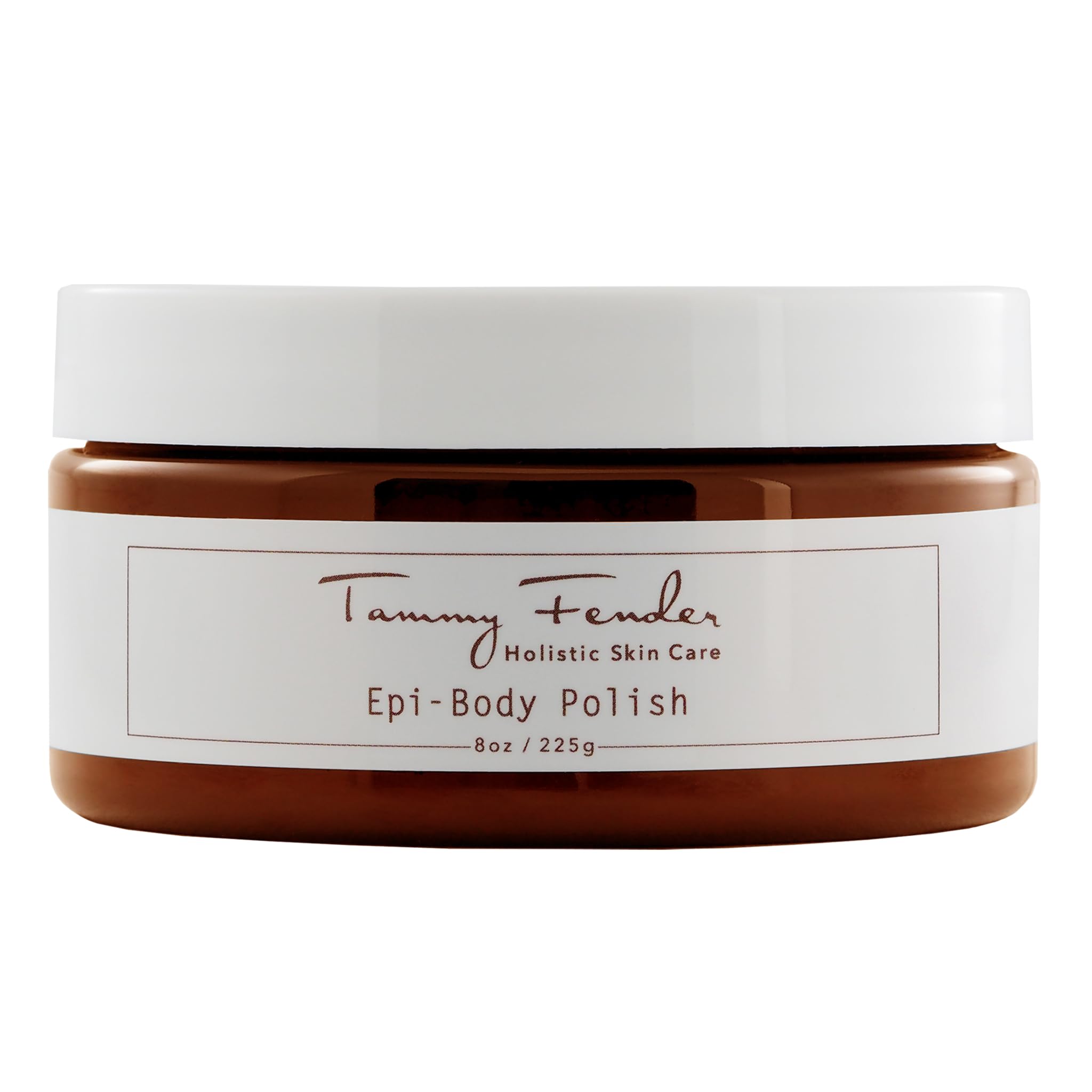 Tammy Fender Epi-Body Polish - Natural Organic Exfoliating Scrub & Body Mask for Soft Radiant Skin | Cruelty-Free Non-Toxic Spa Skincare (8oz/225g) | Perfect for At-Home Spa Days & Self-Care Routines