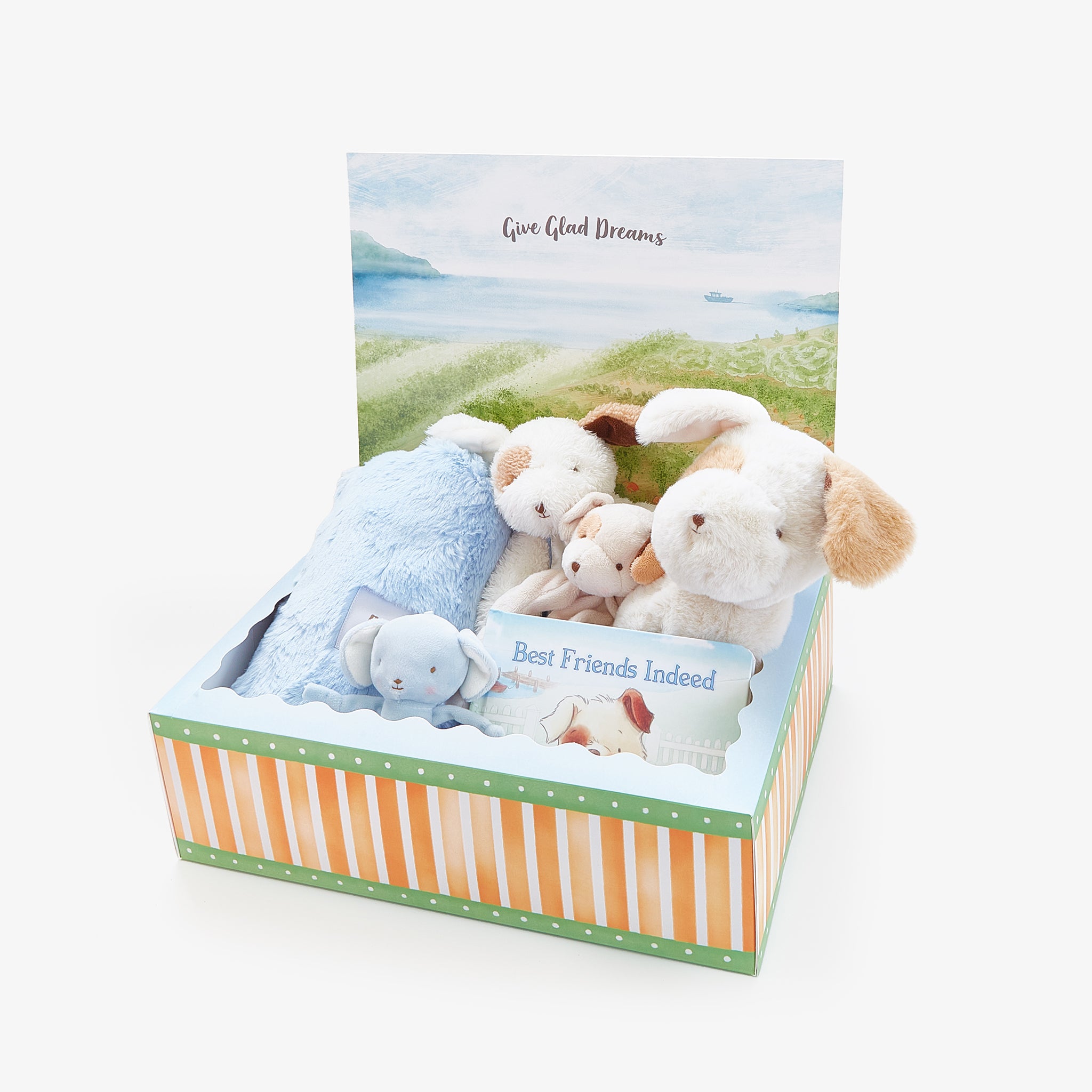 Bunnies Do Delight! Skipit Gift Set - Blue Bunny Plush Toy for Kids | Perfect for Easter Gifts, Birthday Presents & Nursery Decor