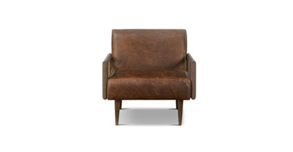 Viborg Modern Lounge Chair - Comfortable Accent Chair for Living Room, Bedroom, Office - Soft Upholstered Fabric with Sturdy Wooden Legs - Perfect for Relaxing, Reading, or Napping