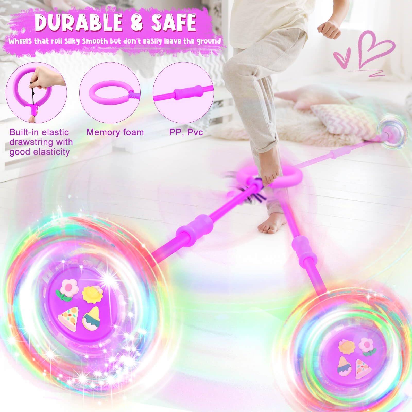 Skip It Ankle Ball Game for Kids Ages 4-12 | Fun Outdoor Toys for Girls & Boys | Perfect Birthday Gift for 6-10 Year Olds | Active Play & Backyard Fun
