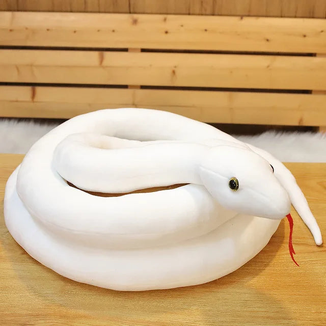 3M Simulation Soft Plush Toy - Giant Yellow Snake Stuffed Animal, Realistic Python Cloth Doll for Kids & Toddlers - Perfect Birthday, Christmas Gift for Boys & Girls - Great for Cuddling, Room Decor, and Pretend Play