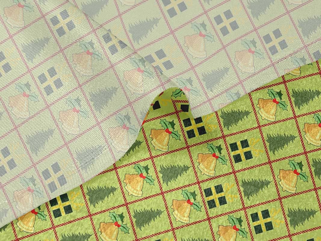 Velvet Lime Printed Fabric by The Yard - 58 Inch Wide for DIY Clothing, Christmas Sewing Supplies & Home Decor | Soft Textured Material for Dresses, Quilts, Crafts