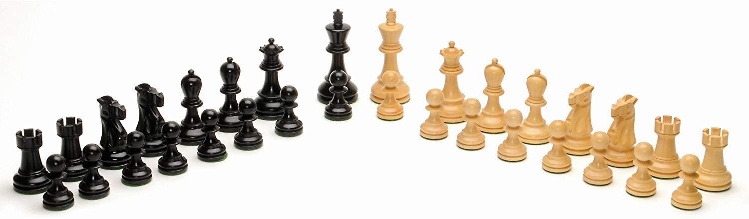 Premium English Chess Set with Pullout Storage Drawers - 19 Inch Wooden Chess Board for Adults & Kids - Perfect for Home, Office, and Travel Game Nights
